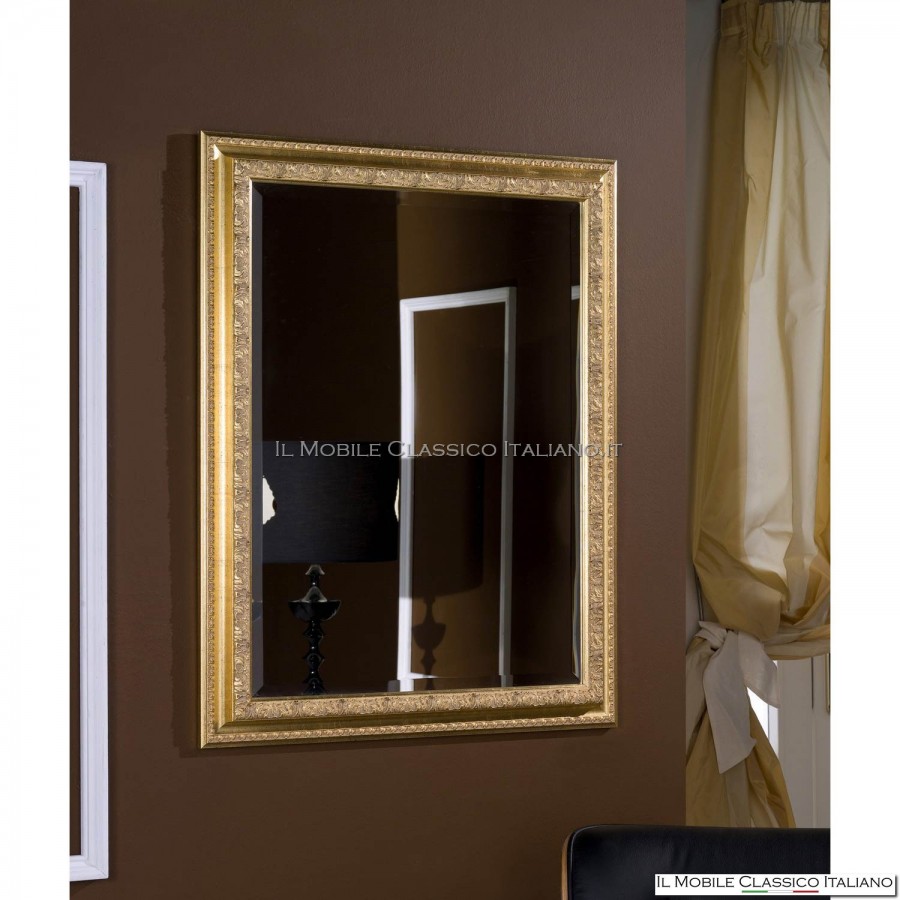 Espejo con marco dorado antiguo - Il Mobile Classico Italiano