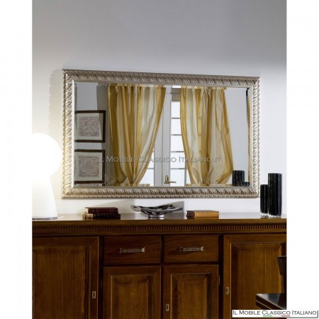 Horizontal wall mirror