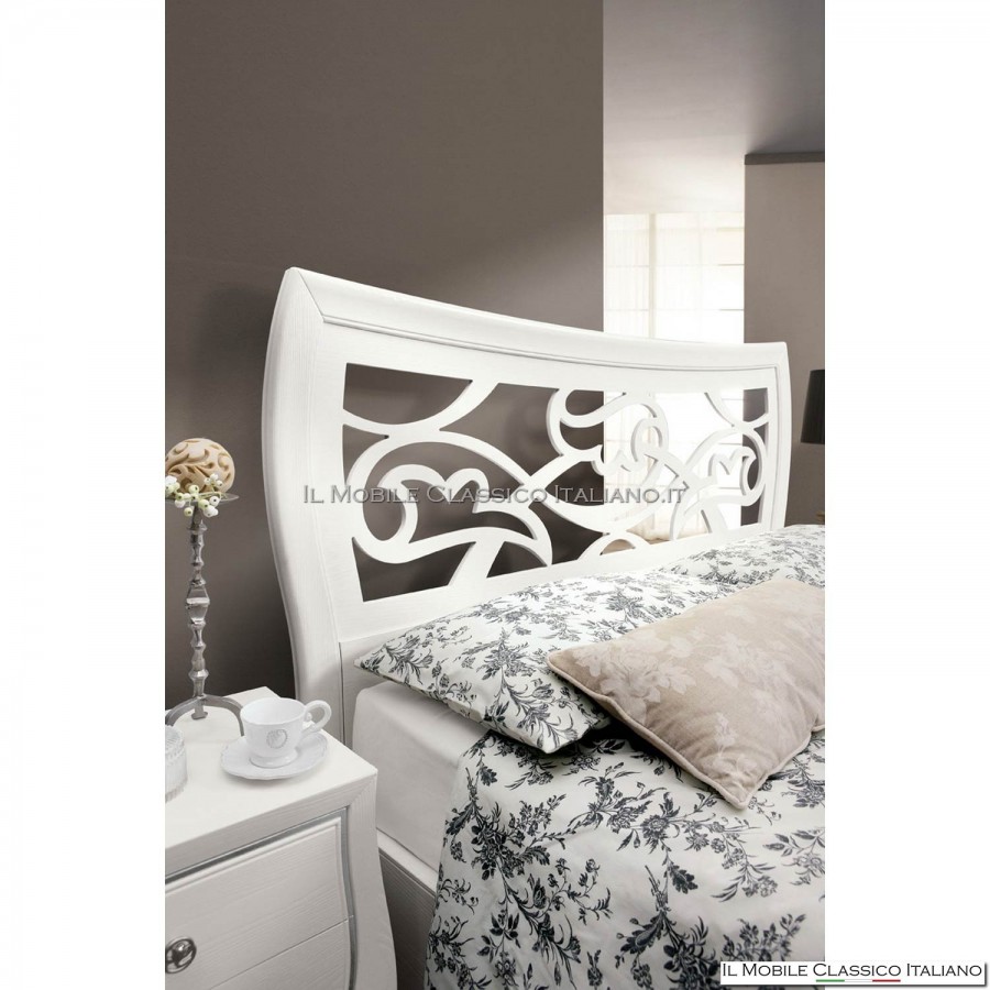 Cama tapizada en fresno - The Italian Classic Furniture