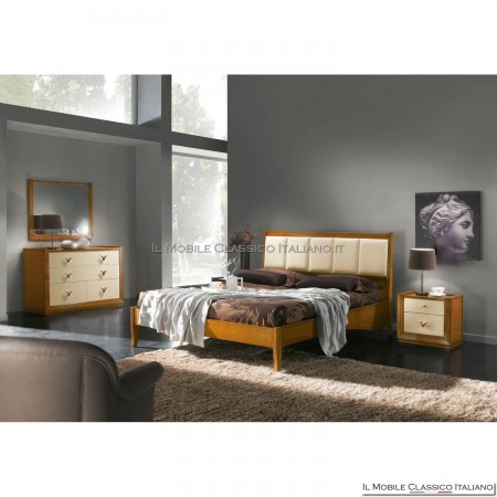 Cama tapizada con somier art. 4075/160