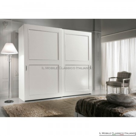 Armario con 2 puertas espejadas - The Italian Classic Furniture