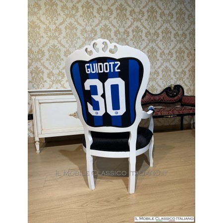 Sillón de la camiseta del equipo de fútbol