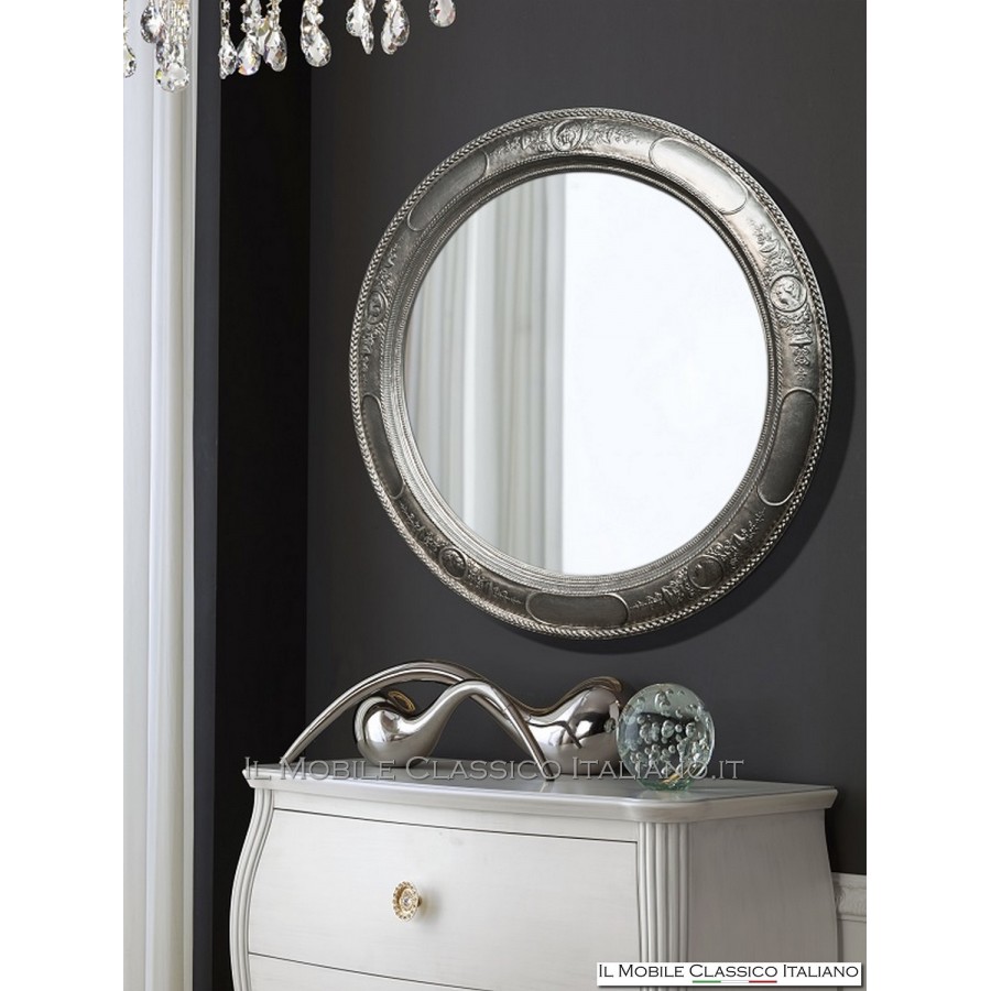 Classic round furniture mirror