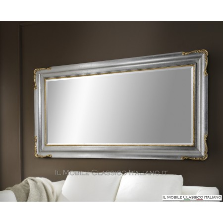 Rectangular baroque mirror with carved frame cod. 1081