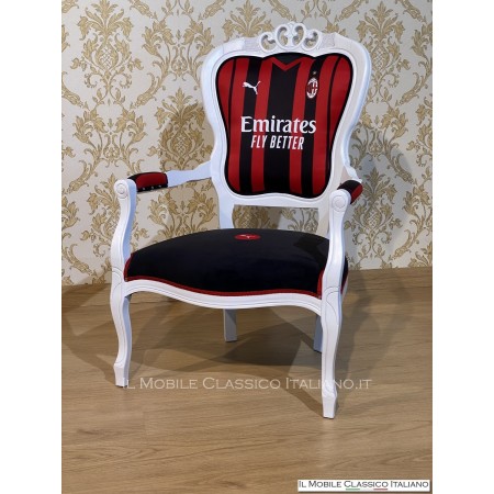 Sillón de fútbol Milan personalizado