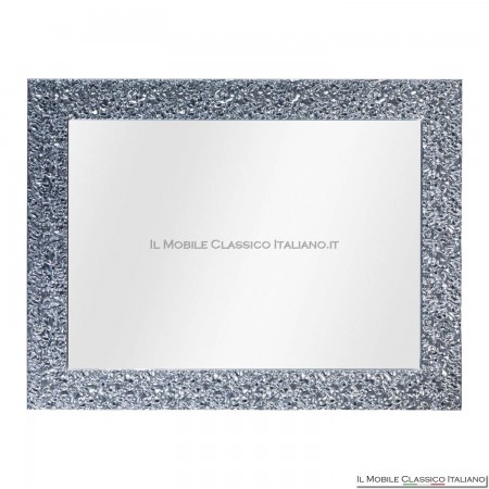 silver wall mirror