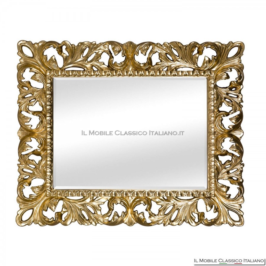 vidaXL Espejo de pared estilo barroco blanco 100x50 cm - VX243679 - Epto