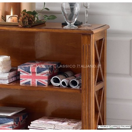 Rear sofa bookcase with shelves - Il Mobile Classico