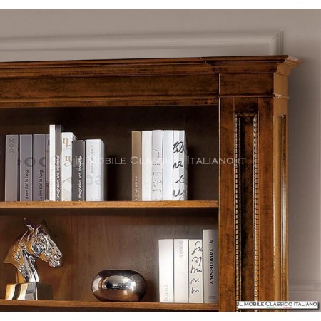 Libreria grande a giorno in legno - Librerie classiche