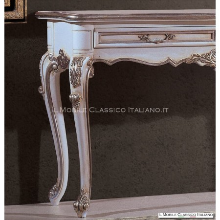 Libreria alta stile 700 provenzale intagliata - Librerie classiche