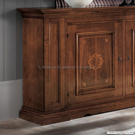 Solid wood sideboard