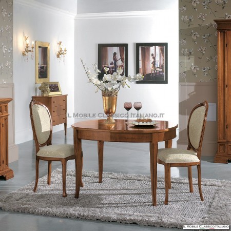 Solid wood dining room table